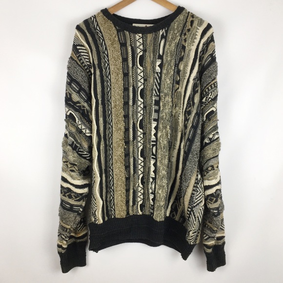 Vintage Other - vintage | textured ugly grandpa sweater 0731